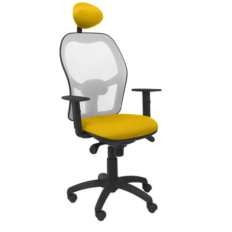 Silla Jorquera Malla Gris Asiento Bali Amarillo C Mejor Calidad