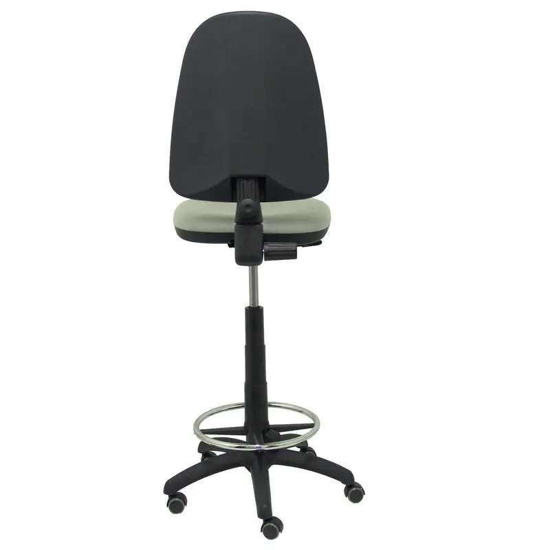 Taburete Ayna Bali Gris Claro Ruedas De Parqué Popular