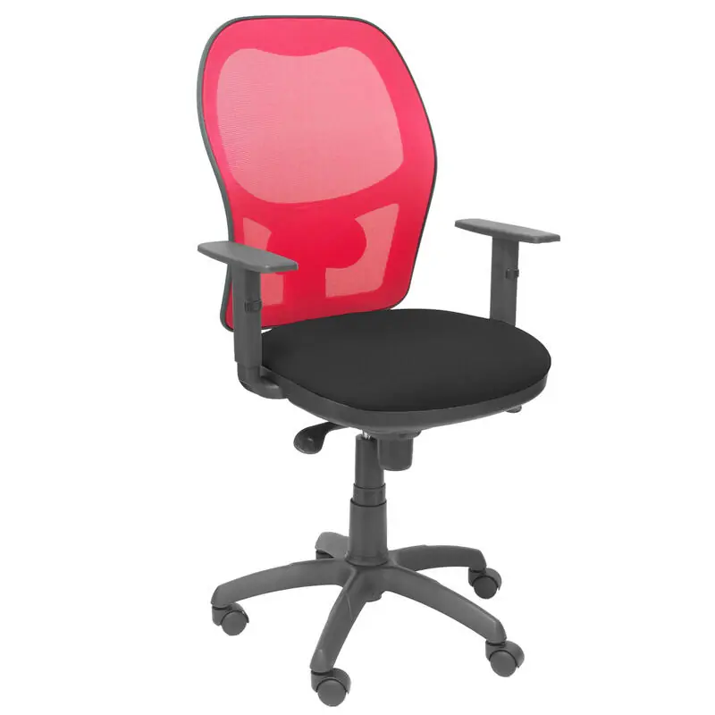 Silla Jorquera Malla Roja Asiento Bali Negro Imprescindible (Must-Have)