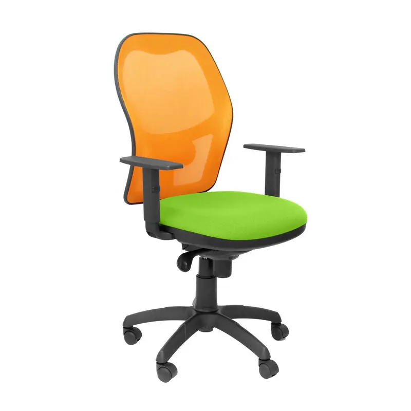 Silla Jorquera Malla Naranja Asiento Bali Verde P Promoción