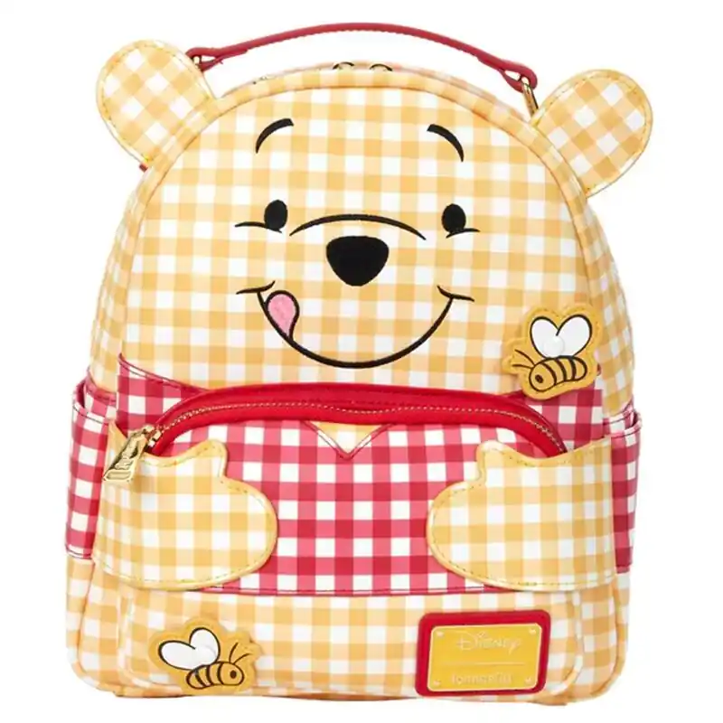 Mochila Loungefly Disney Winnie The Pooh Winnie The Pooh Gingham Mini Backpack Oferta Limitada