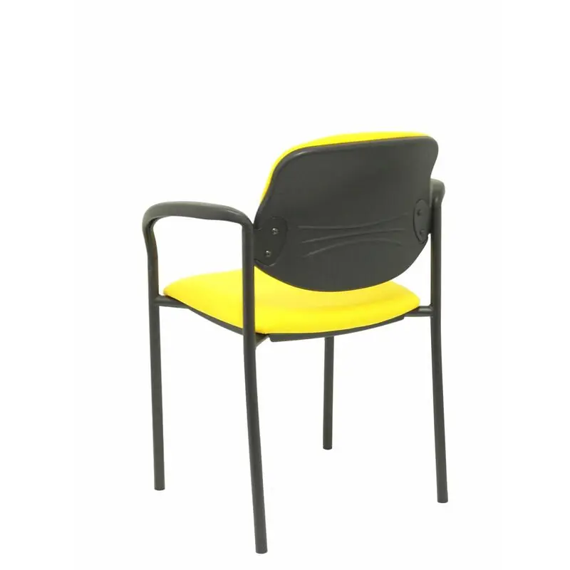 Disponible Ahora Silla Fija Villalgordo Bali Amarillo Chasis Negro
