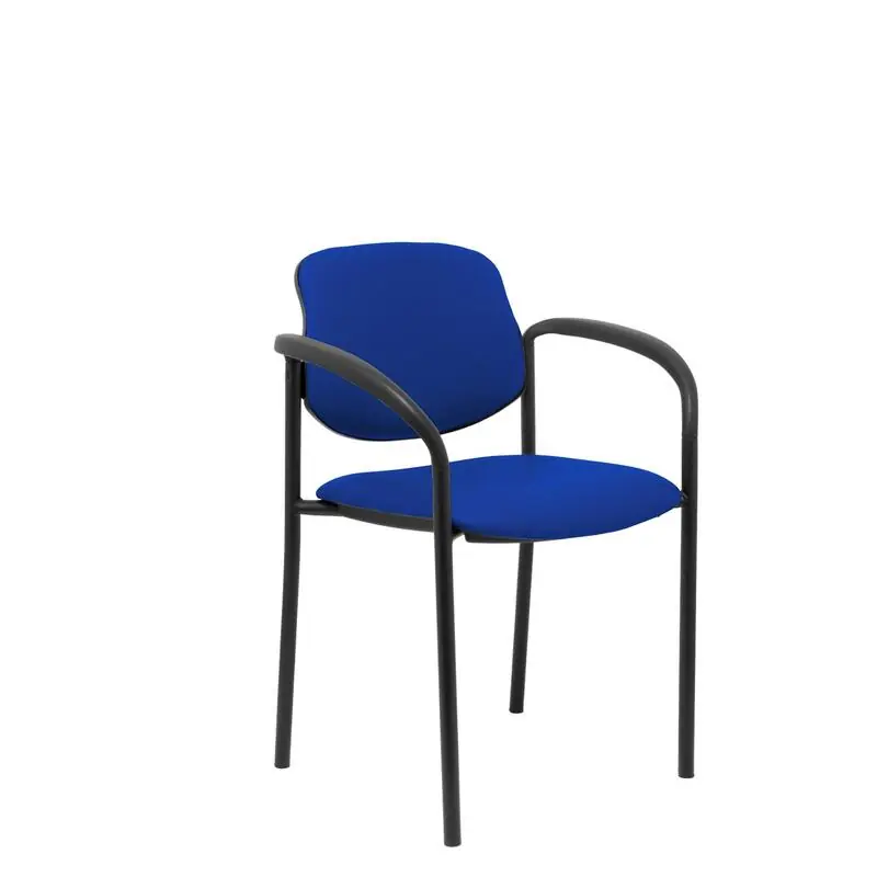 Compra Ahora Silla Fija Villalgordo Similpiel Azul Chasis Negr