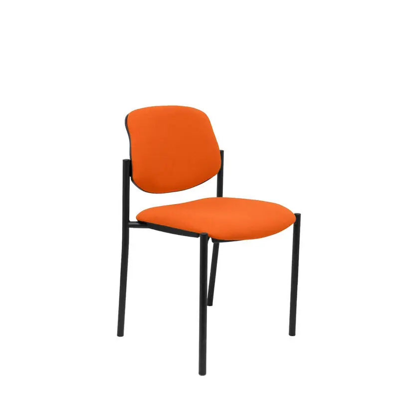 Envío Gratis Silla Fija Villalgordo Bali Naranja Chasis Negro