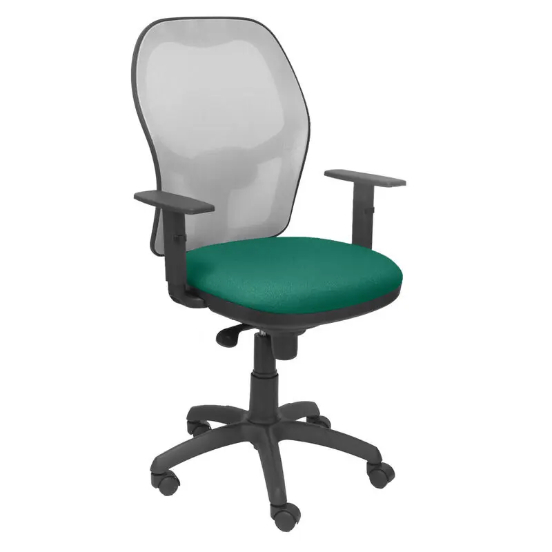Silla Jorquera Malla Gris Asiento Bali Verde Popular