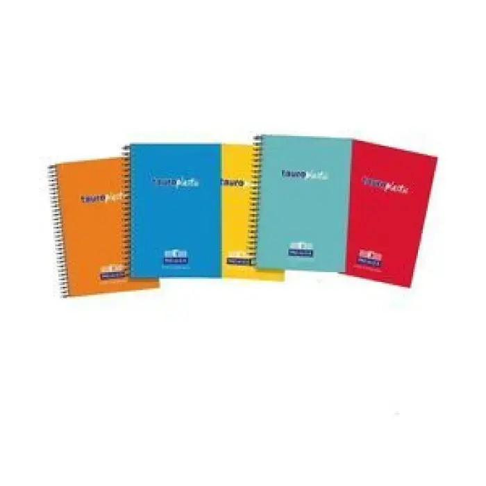 Oferta Limitada BLOC DE NOTAS ESPIRAL NATURAL 8º CUADROS TAURO