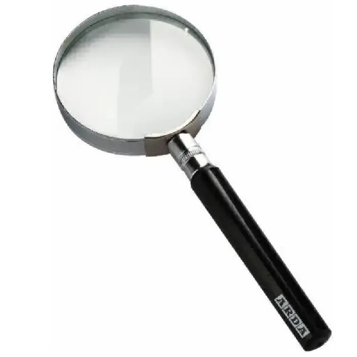 LUPA 75MM DIAMETRO LENTE CRISTAL Garantía De Devolución De Dinero