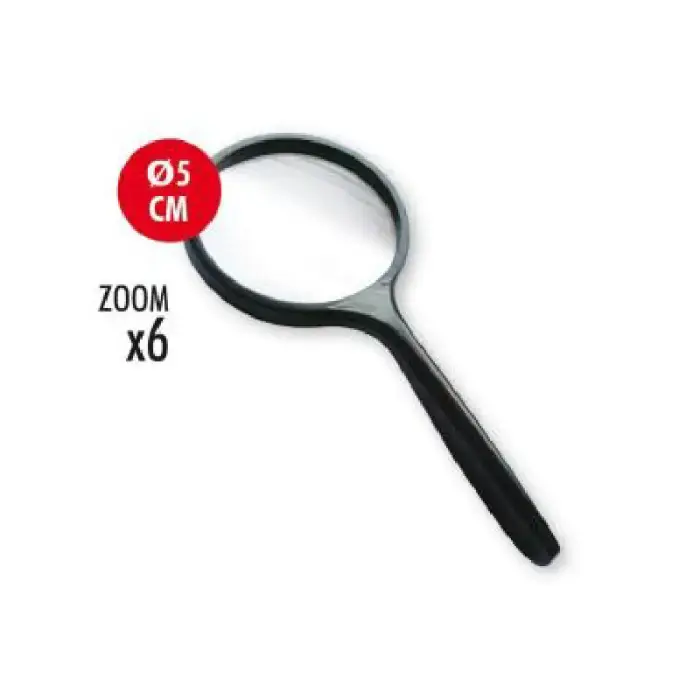 LUPA 50MM DIAMETRO LENTE CRISTAL Precio Bajo