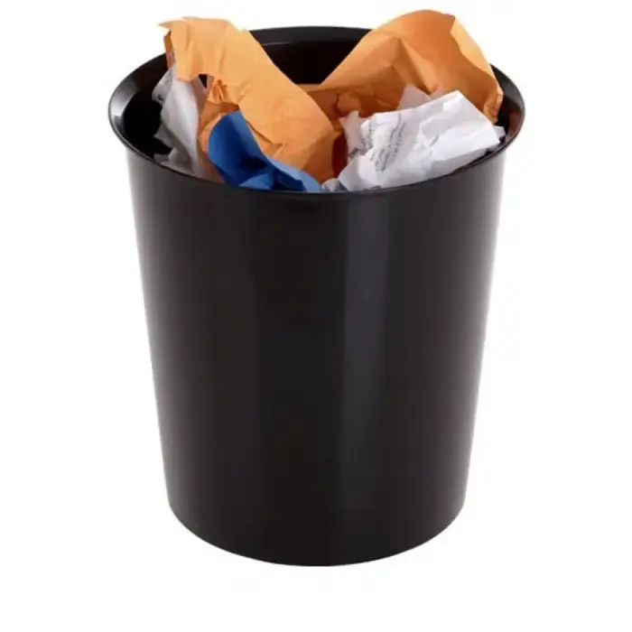 Precio De Oferta PAPELERA PLÁSTICO 18L NEGRO
