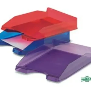 Novedad BANDEJA FAIBO 93T-53 TRANSPARENTE ROJA