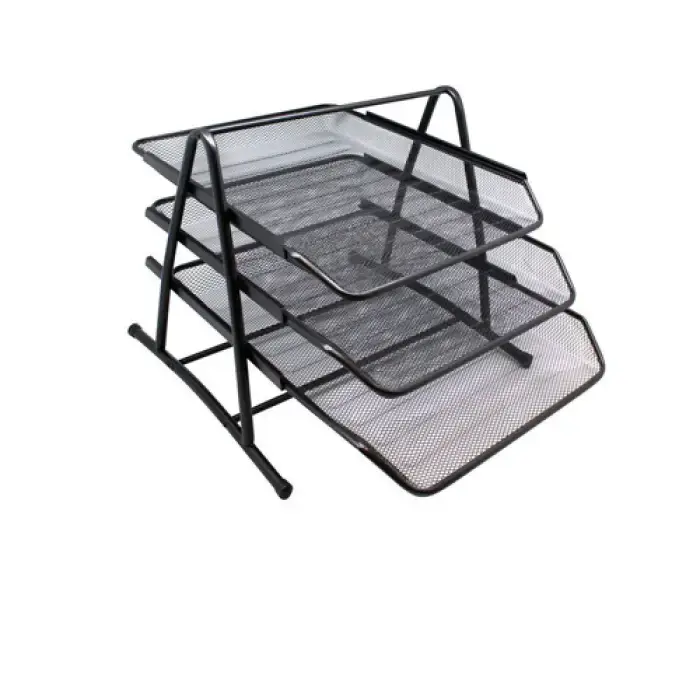 BANDEJA SOBREMESA TRIPLE REJILLA NEGRA Exclusivo
