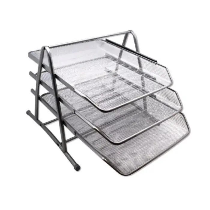 BANDEJA SOBREMESA TRIPLE REJILLA PLATA Ocasión Especial