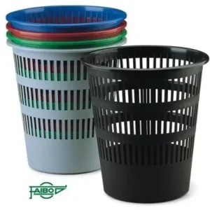 Oferta Flash PAPELERA 307-04 REJILLA PLASTICO VERDE 295X275 12L