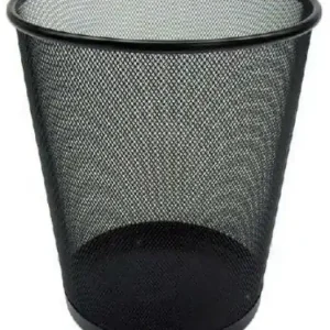 Marca Reconocida PAPELERA REJILLA REDONDA NEGRA 30X35 3606 16L