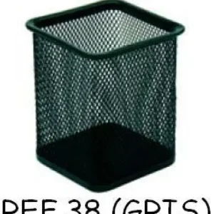 Bestseller CUBILETE CUADRADO REJILLA NEGRO 39 ARTES