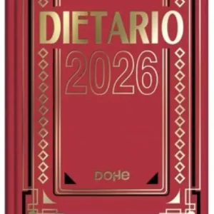 Súper Precio DIETARIO CUARTO 2026 15X21CM DÍA PÁGINA COLOR ROJO