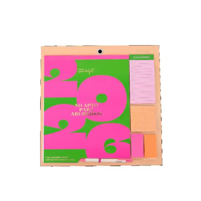 Promoción Exclusiva CALENDARIO DE PARED MAGNÉTICO 2026 - NO APTO PARA ABURRIDOS
