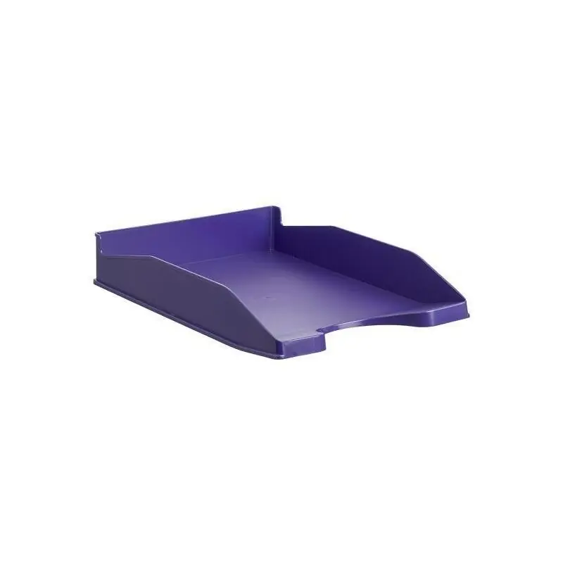 Archivo 2000 Bandeja Archivo 2000 Apilable En 3 Posiciones Fondo Liso Formato Din a4 Y Folio 345X255X60 Mm Malva Oferta Flash