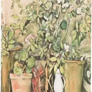 Última Oportunidad AGENDA DE 12 MESES PAPERBLANKS MACETAS DE TERRACOTA Y FLORES DE CEZANNE MINI APAISADA