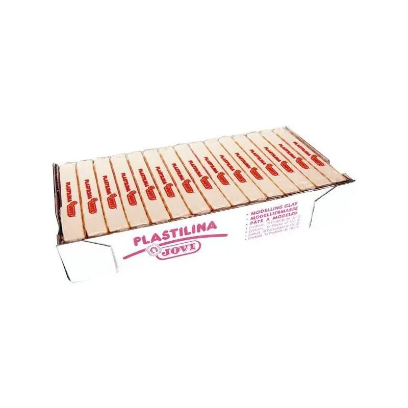 Jovi Plastilina School Caja 15 Pastillas 150gr Blanco Oferta Flash