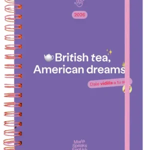 Barato AGENDA ANUAL SEMANAL 2026 MARIA SPEAKS ENGLISH ¿?