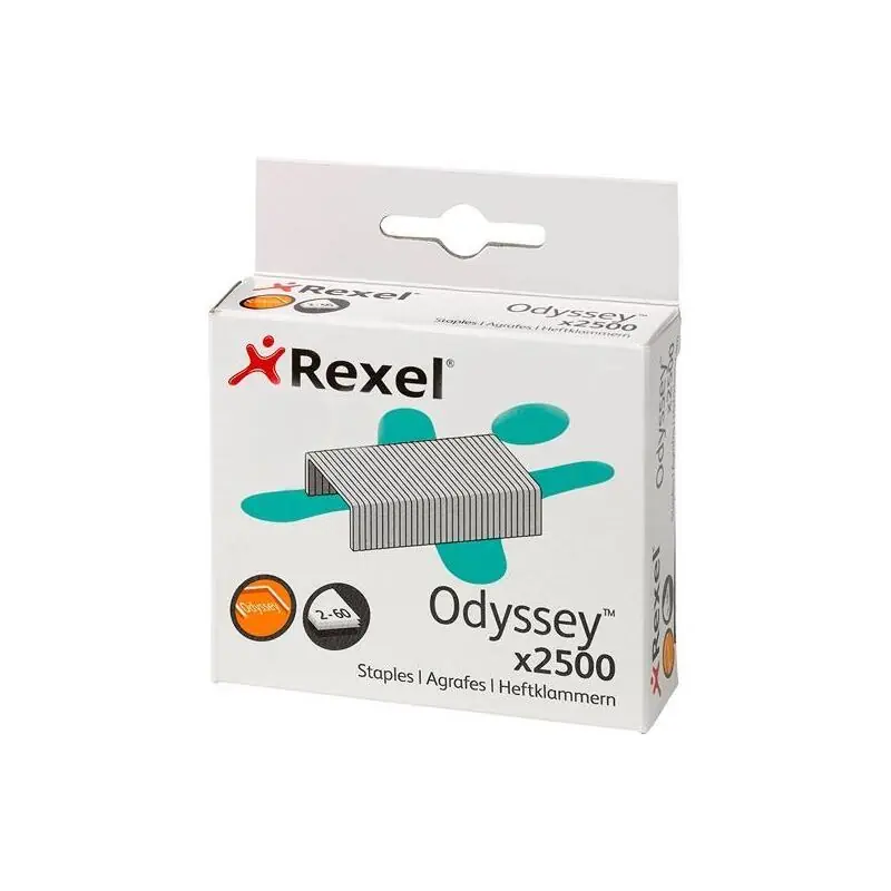 Rexel Grapas Odyssey Galvanizadas -Caja De 2500- Liquidación
