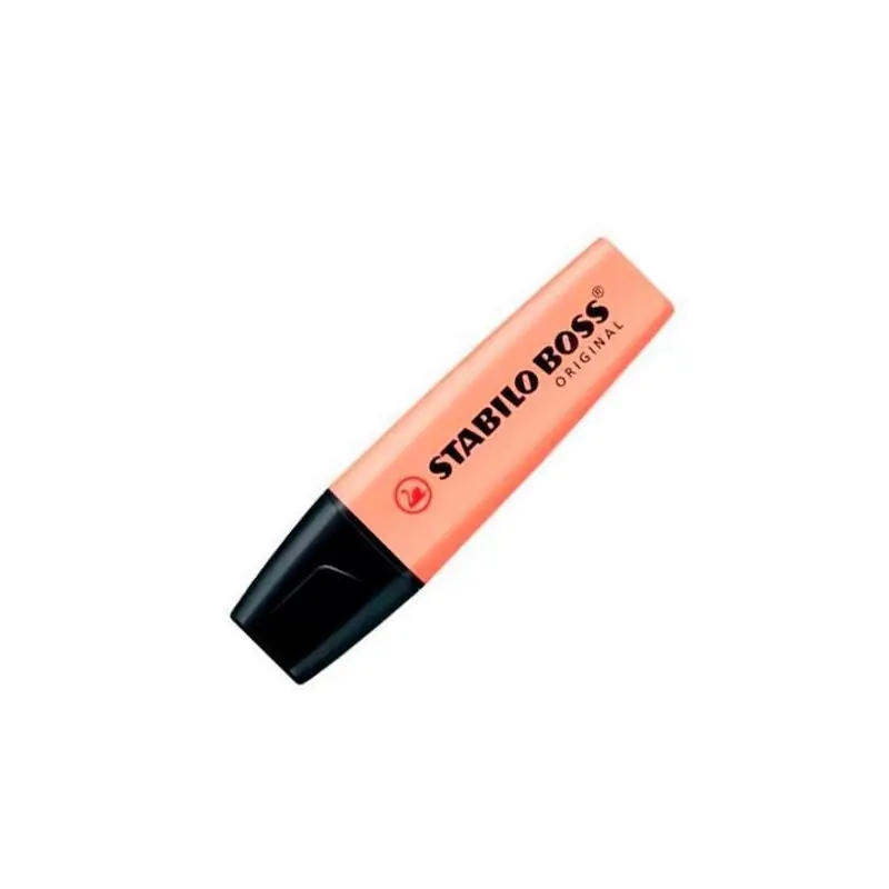 Novedad Pack De 10 Unidades Stabilo Boss Marcador Fluorescente Naranja Pálido