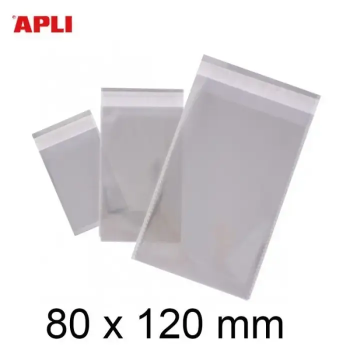 Mejor Precio BOLSAS CIERRE ADHESIVO APLI PP 80X120MM PAQUETE 100