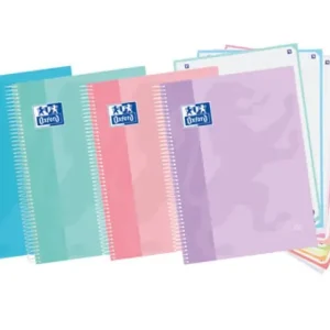 BLOC A4 150H CUADROS 5MM 10 COLORES TAPA EXTRA TOUCH PASTEL OXFORD Precio De Fábrica