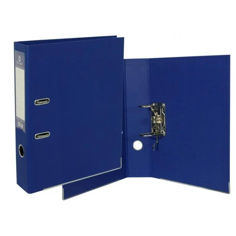 Novedad Bismark Archivador A-Z Pvc a4 Lomo 75 - Gran Resistencia - Tarjetero En El Lomo - Cartoneras Metalicas En El Borde