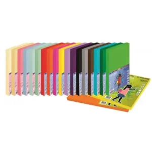 PAPEL A4 FOTOC. P/100H AZUL TURQUESA 80G. FABRISA Envío Gratis