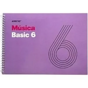 CUADERNO ESPIRAL MUSICA 6 PENTAGRAMAS ADDITIO Disponible Ahora