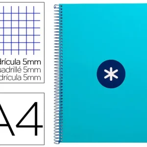 Oferta BLOC A4 MICRO ANTARTIK TD 80H CUADRO 5MM 90GRS TURQUESA