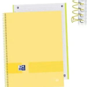 Moderno BLOC A4 80H CUADROS 5MM BANANA TAPA EXTRA OXFORD&YOU