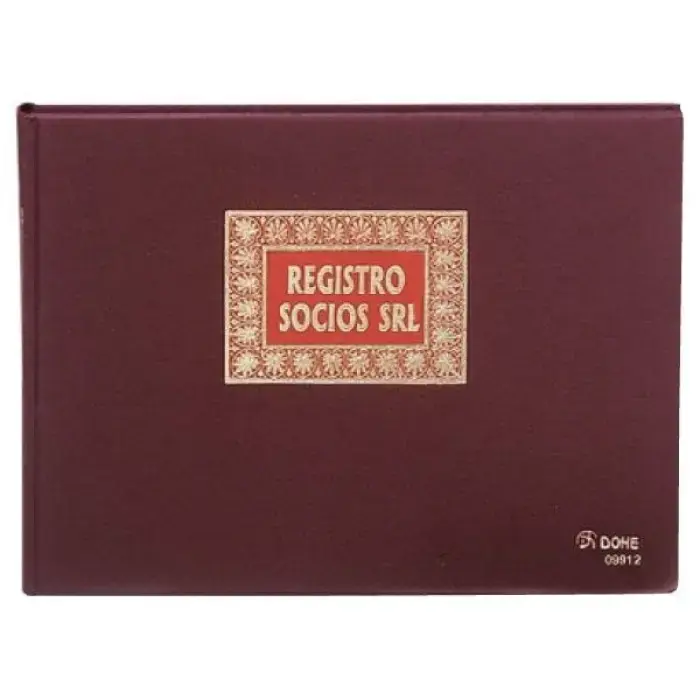 Últimas Unidades LIBRO CONTABILIDAD REGISTRO SOCIO S.R.L. Fº APAISADO