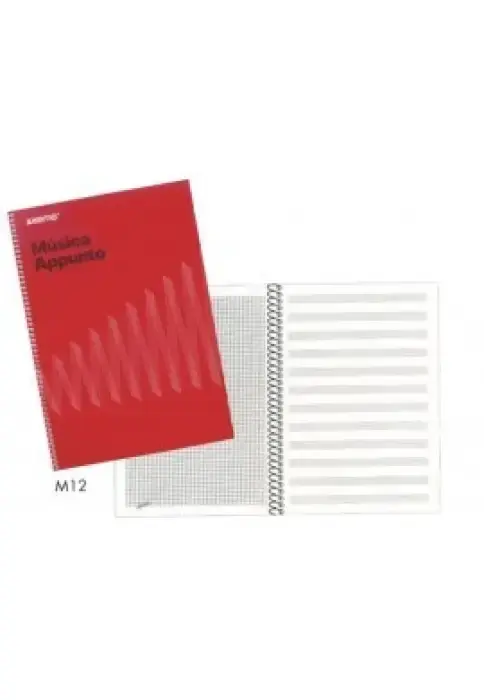 Envío Internacional CUADERNO MUSICA APPUNTO M12 ADDITIO 9MM A4