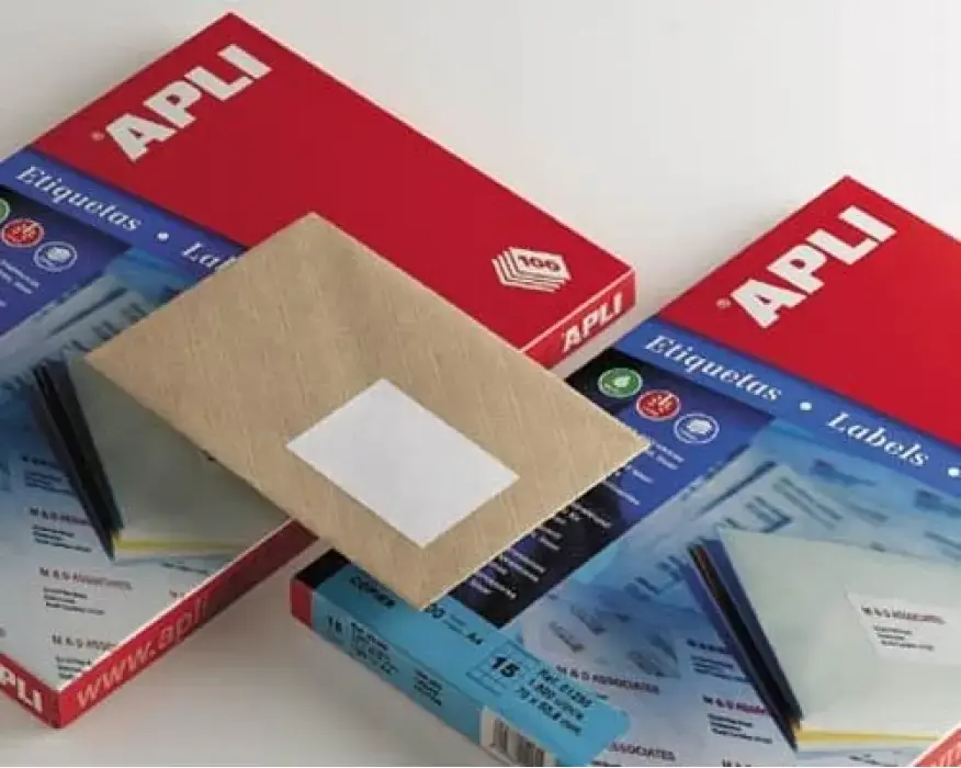 ETIQUETAS ADHESIVAS 210X297 REF. 01281 C/100 APLI Bestseller