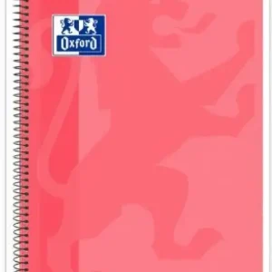 Última Versión BLOC Fº 80H CUADROS 4MM TP CORAL OXFORD