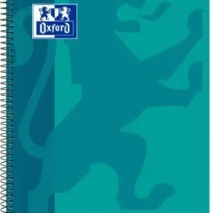 BLOC Fº 80H CUADROS 4MM TP AQUA OXFORD Envío Gratis