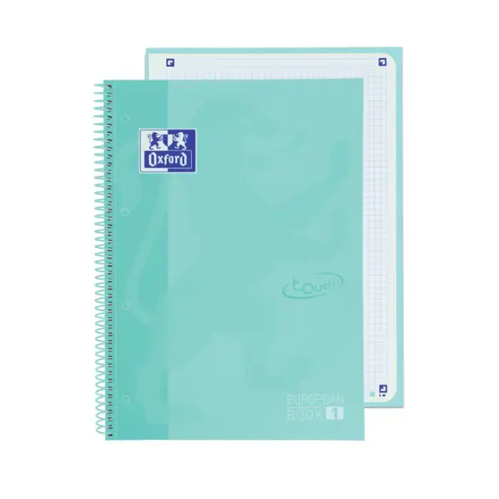 Directo De Fábrica BLOC A4 80H CUADROS 5MM MENTA TAPA SOFT OXFORD