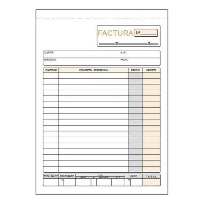 TALONARIO MULTIUSO 1/8 NATURAL DUPLICADO T-112 No Te Lo Pierdas