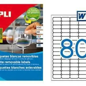 Mejor Calidad ETIQUETAS IMPRESORA 35.6X16.9 REMOVIBLE 10199 P/25