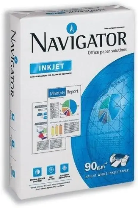 PAPEL NAVIGATOR A4 90GR P/500H Marca Reconocida