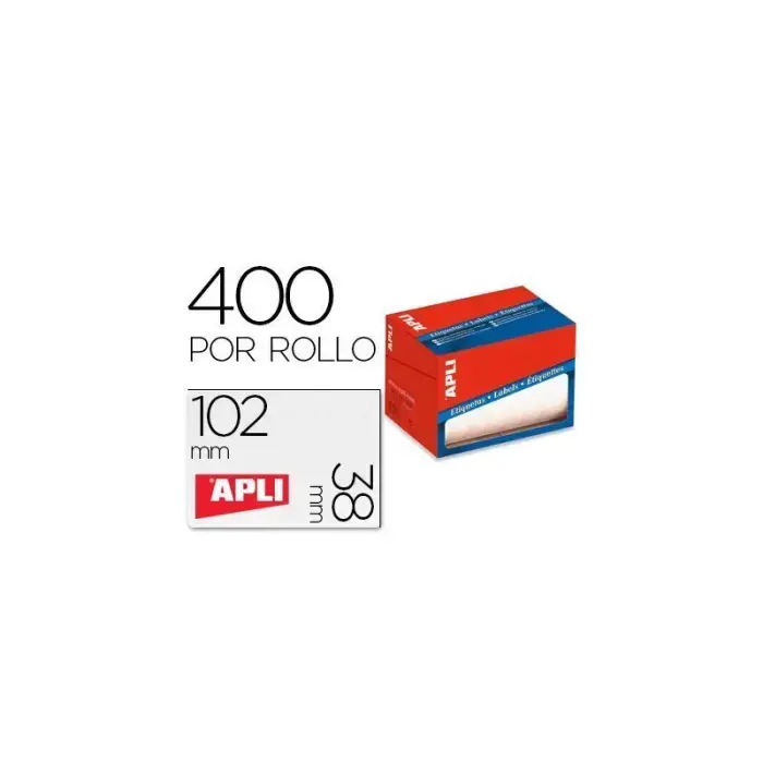 ROLLO ETIQUETAS 38X102 REF. 01698 APLI Profesional