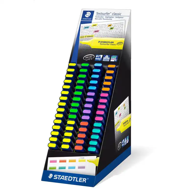 Staedtler Marcador Fluorescente Textsurfer Classic Expositor -60u- A Buen Precio