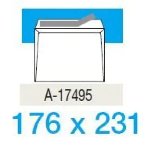P/10 SOBRES 176X231 BLANCO AUTOADHESIVO Oferta Flash