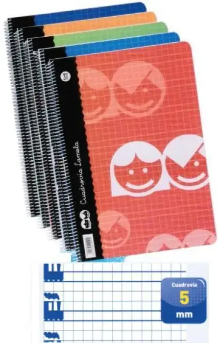 CUADERNO BASICO LAMELA Fº 80H 5MM REF. 07F005 Comprar En Línea