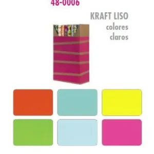 ROLLITO PAPEL REGALO KRAFT LISO 70CMX2M 48-0006 Profesional