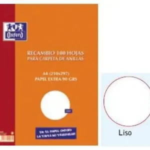 RECAMBIO A4 100H LISO OXFORD Envío Gratis