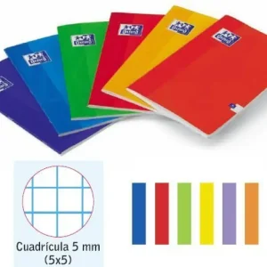 Precio Reducido LIBRETA A5 48H CUADROS 5MM OXFORD